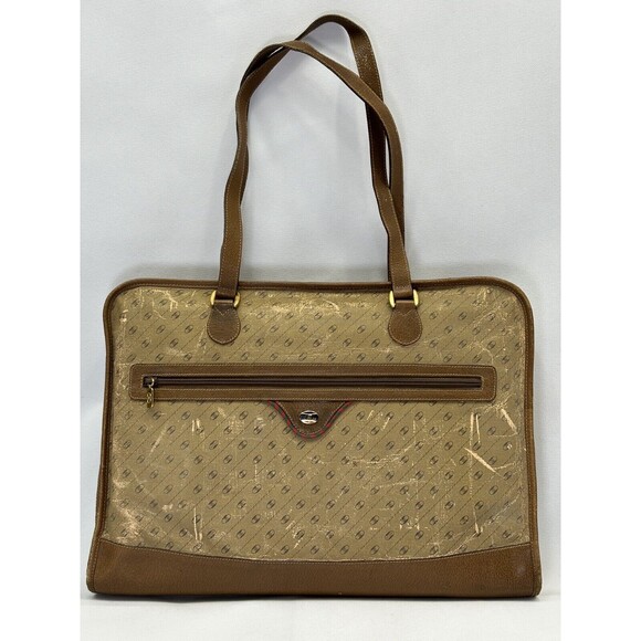 Very Rare Gucci Accessories Collection Portfolio Handle Briefcase Monogram OBO - Picture 1 of 16